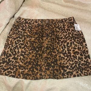 Cheetah skirt
